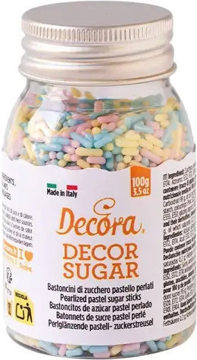 Decora Διακοσμητικά Κας Κας Πολύχρωμα 100gr