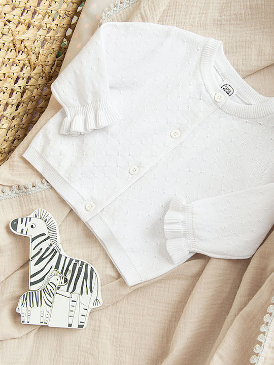 Kids Cardigan White