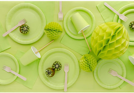 Servetele Pentru Petreceri Verde Deschis 20 Bucăți