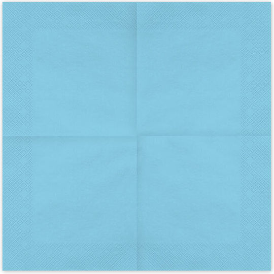 Siel Light Blue Party Napkins 20 Pieces