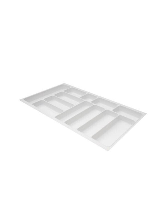 Agoform Tăvi Pentru Tacâmuri De Sertar Din Plastic 29x48cm Albă
