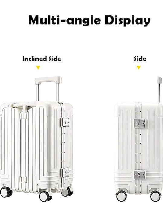 Kinder Reisekoffer Ride-on Handgepäck 20" Sitz Kind 36x27x55cm Abs+pc Aluminiumrahmen 8 Räder Spinner 360° Grün
