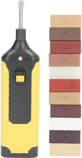Kit De Reparare Mobilier Podea Zola Unealtă De Reparare 11 Blocuri De Ceară În Culori Diferite 2 Raclete Burete Țesătură Cutie De Depozitare