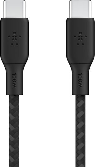 Belkin Boost↑charge Pro Cablu Braided USB-C Masculin - USB-C 240W PD Negru 3m CAB025HQ3MBK