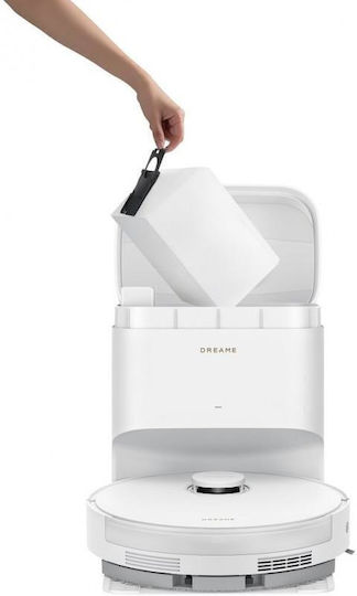 Dreame D20 Plus Aspirator Robot cu Cartografiere Laser și Putere de Aspirație 13000Pa Alb