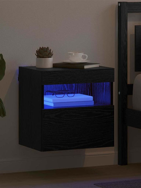 Животно помещение ТВ единица Black Beech с Осветление Д40xШ30xВ40бр