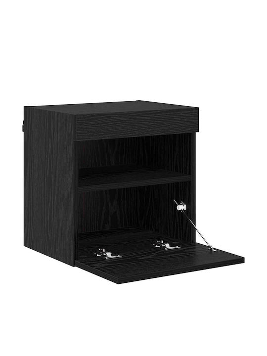 Животно помещение ТВ единица Black Beech с Осветление Д40xШ30xВ40бр