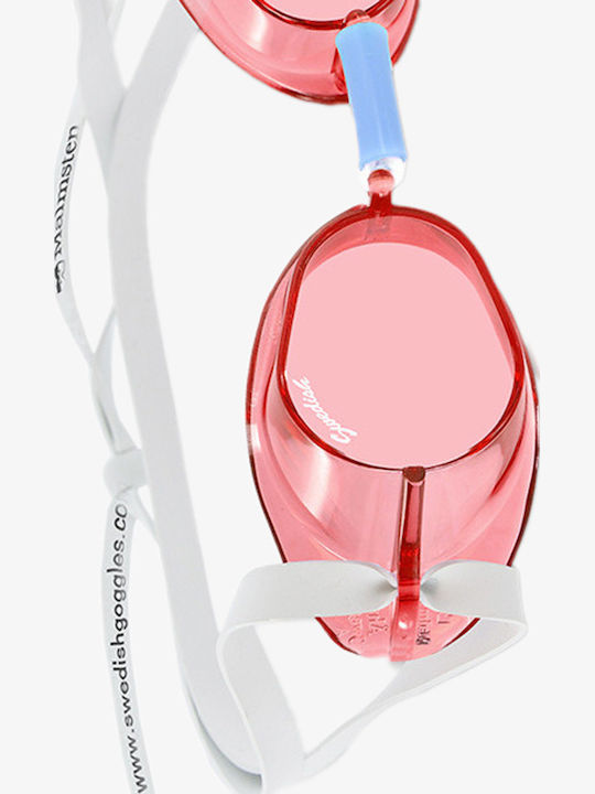 Malmsten Swimming Goggles Adults with Anti-fog Lenses Red