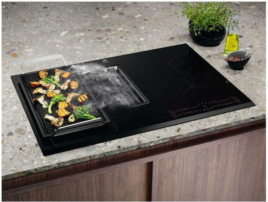 Electrolux Induktionskochfeld Autonom mit Dunstabzugshaube 78x52εκ.