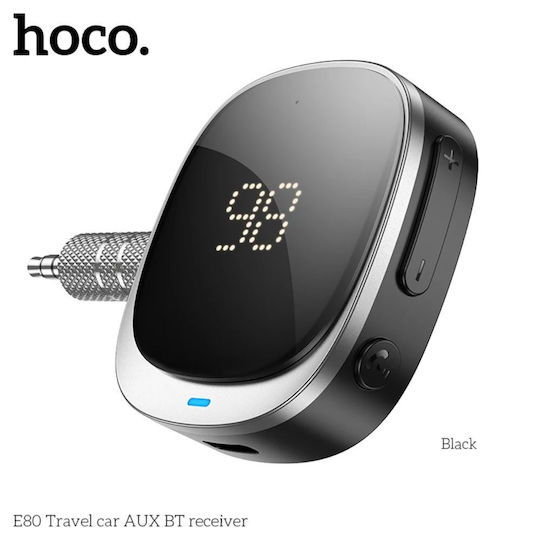 Bluetooth 5.3 Receiver Θύρα Εξόδου 3.5mm Jack Hoco E80 Μαύρο