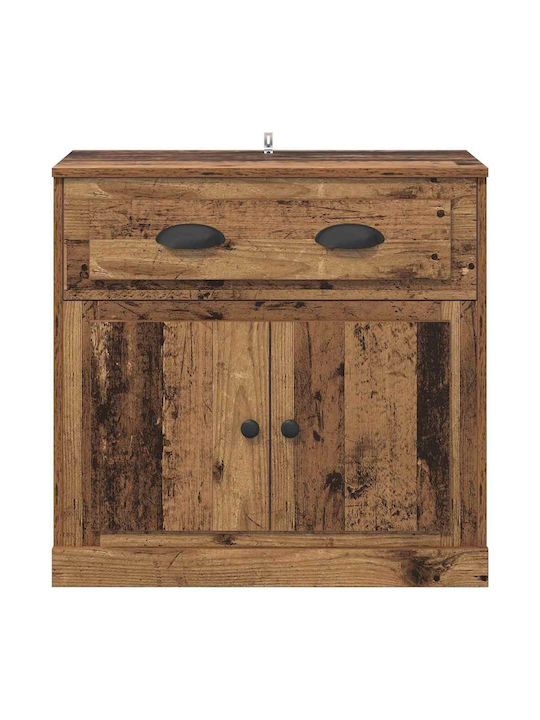Μπουφές Ξύλινος Παλιό Ξύλο 70x35.5x67.5cm