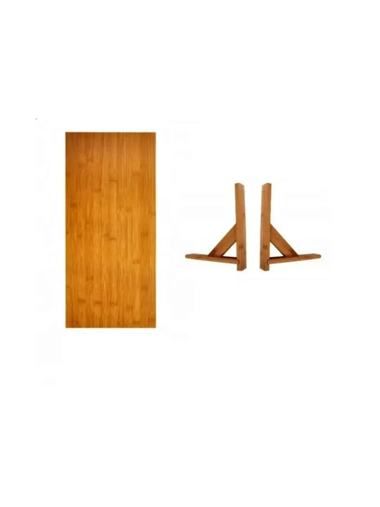 Ράφι Τοίχου Καφέ 59x28x1.1εκ.