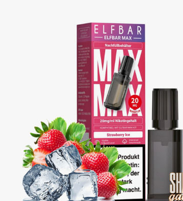 Elf Bar Elf Bar Einweg-E-Zigarette 6000 Einweg-E-Zigaretten Erdbeer Eis 10ml 20mg Grün
