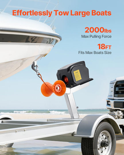 Vevor Electric 4x4 Car Winch 12V with Towing Capacity 900kg