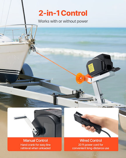 Vevor Electric 4x4 Car Winch 12V with Towing Capacity 900kg