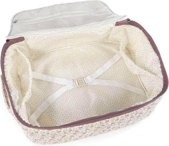 Walking Mum Maternity Bag Shoulder/Handbag Cherry Flowers Burgundy 44x36x16cm