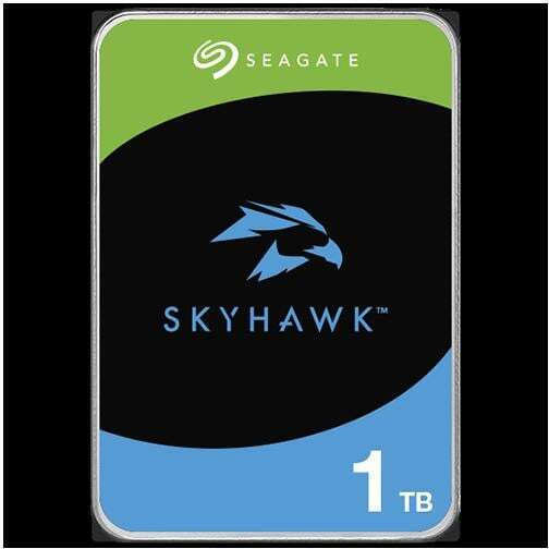 Seagate SkyHawk 1TB HDD Σκληρός Δίσκος 3.5" SATA III 5400rpm με 256MB Cache για Desktop / Καταγραφικό ST1000VX013