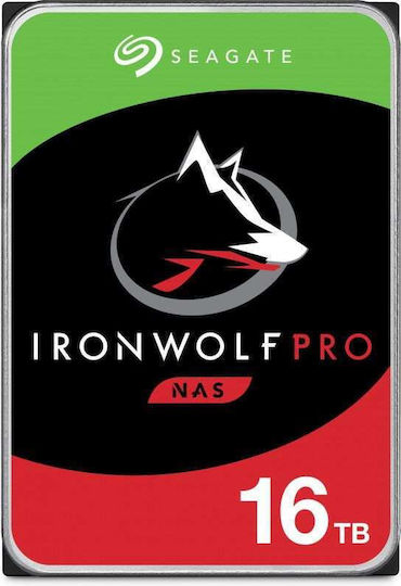 Seagate IronWolf Pro 16TB HDD Hard Drive 3.5" SATA III 7200rpm with 256MB Cache for NAS ST16000NT001
