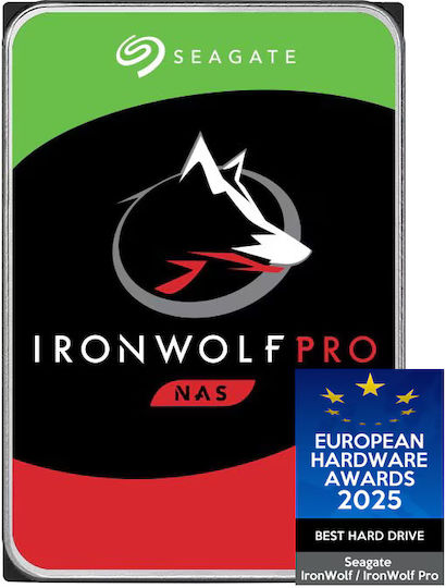 Seagate IronWolf Pro 16TB HDD Hard Drive 3.5" SATA III 7200rpm with 256MB Cache for NAS ST16000NT001