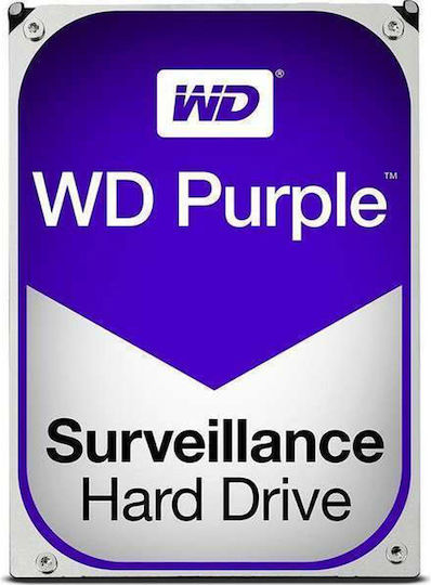 Western Digital Purple 1TB HDD Σκληρός Δίσκος 3.5" SATA III 5400rpm με 64MB Cache για Καταγραφικό WD11PURZ