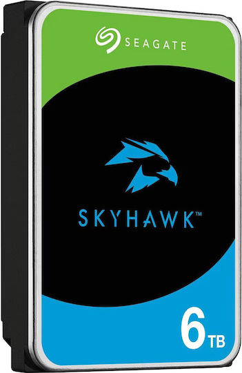 Seagate SkyHawk +Rescue 6TB HDD Hard Drive 3.5" SATA III 5400rpm with 256MB Cache for Desktop / Recorder ST6000VX009