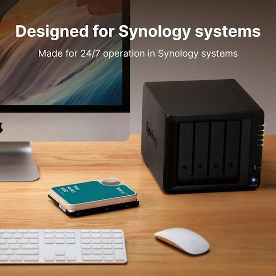 Synology Plus 8TB HDD Hard Drive 3.5" SATA III 7200rpm for NAS HAT3310-8T