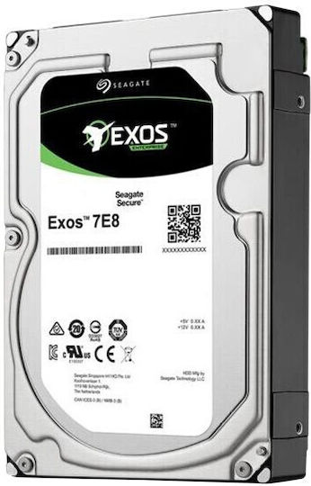 Seagate Exos 7E10 6TB HDD Σκληρός Δίσκος 3.5" SATA III 7200rpm με 256MB Cache για Server ST6000NM019B