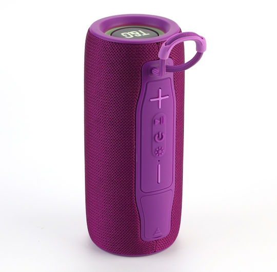 T&G TG-682 Ηχείο Bluetooth 10W με Ραδιόφωνο και Διάρκεια Μπαταρίας έως 2 ώρες Μωβ