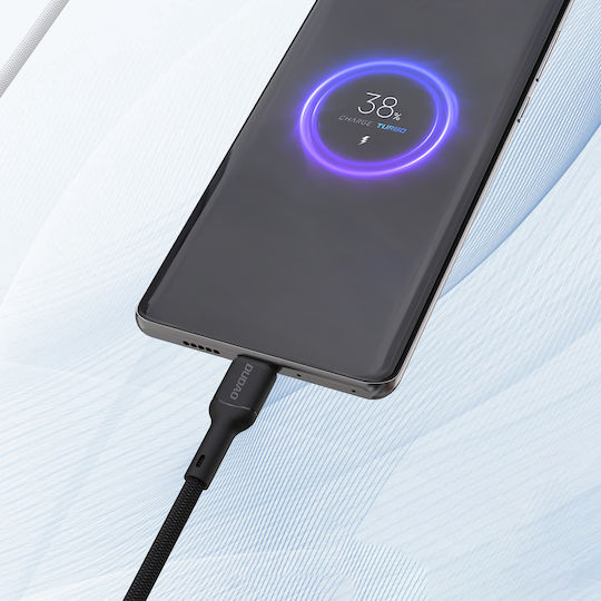Dudao USB 2.0 Cable USB-C male - USB-A 100W Μαύρο 1m