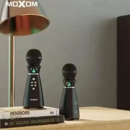 Moxom Μικρόφωνο Karaoke Ασύρματο MX-SK21 Μαύρο
