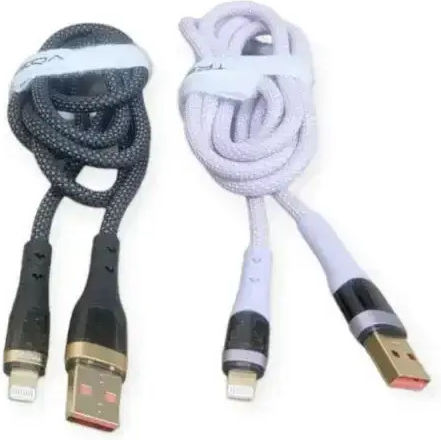 Treqa Braided USB-A to Lightning Cable Μαύρο 1m (CA-8812)