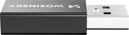 Wozinsky Konverter USB-A männlich zu USB-C weiblich 1Stück WAAC-01