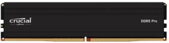 Crucial Pro OC DDR5 Memory with 1x16GB Module and Speed 6400 for Desktop