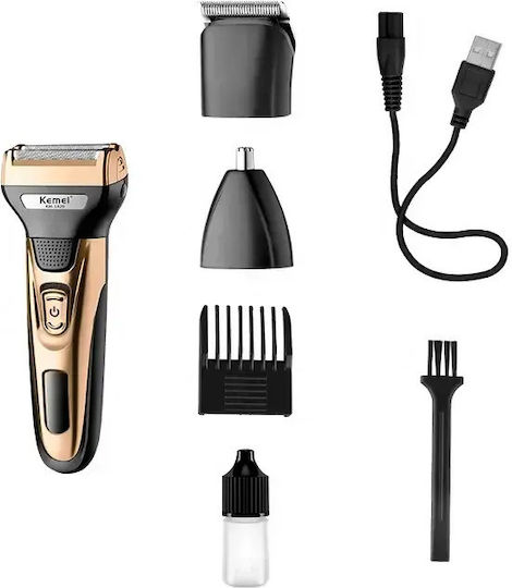 Kemei KM-1429 Electric Shaver Face Rechargeable / Corded