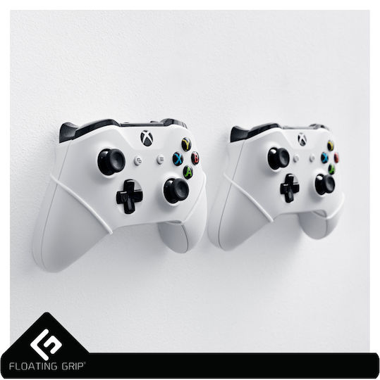 Floating Grip Xbox Controller Wall Mount Βάση Φόρτισης για 2 χειριστήρια XBOX One Λευκή