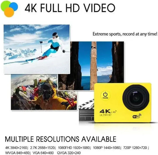 AC-1802-47 Cameră de Acțiune 4K Ultra HD Roz