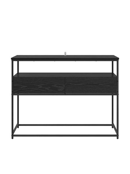 Конзолна маса Метална Black Beech Д100xШ40xВ75cm