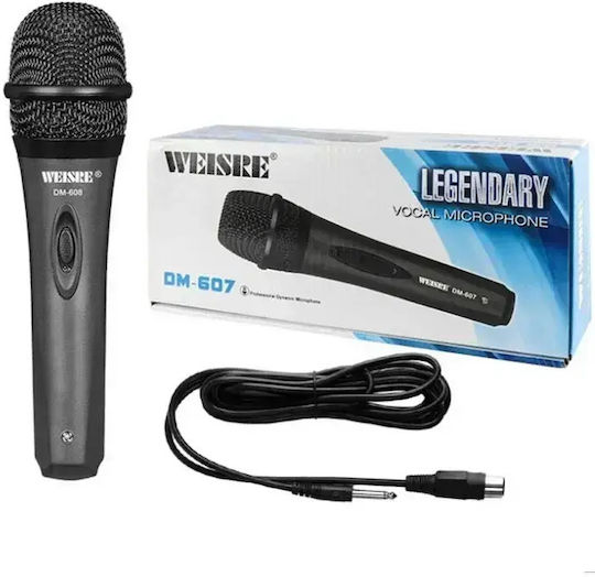 Weisre DM-607 Δυναμικό Μικρόφωνο Χειρός για Φωνητικά