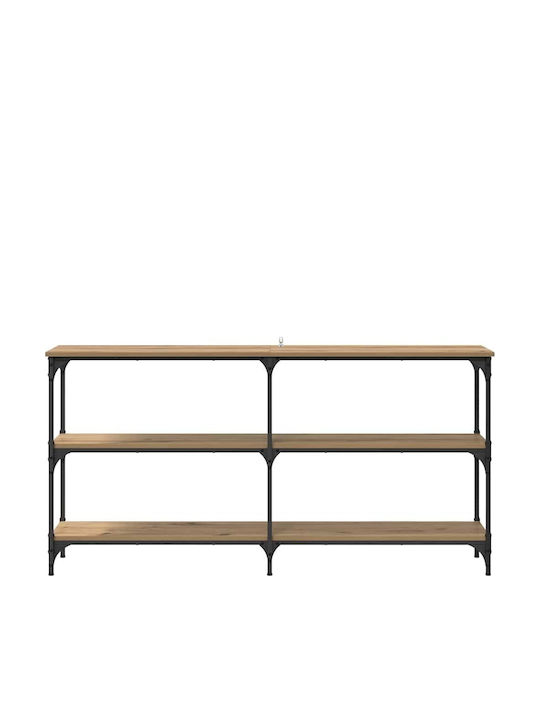 Κονσόλα από Ξύλο & Μέταλλο Artisan Oak Μ150xΠ29xΥ75εκ.