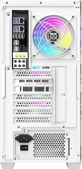 Darkflash DS900WD Midi Tower Компютърна кутия Бял