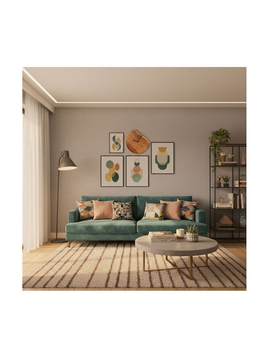 Polihome Wall Clock Wooden 35x3cm