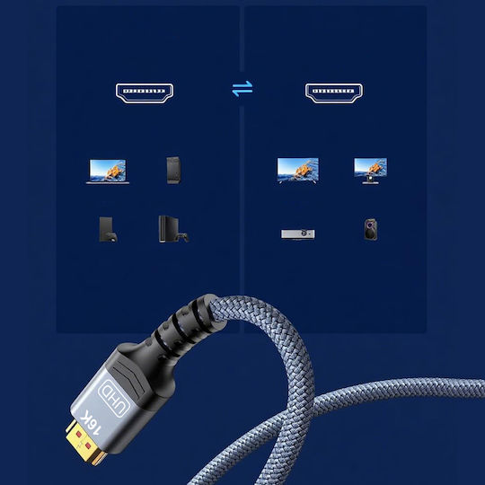 Wozinsky Kabel DisplayPort-Stecker - 3m Schwarz