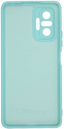 Handyhülle Xiaomi Redmi Note 10 Pro 10 Pro Max Silky Soft Touch Türkis Kameraschutz