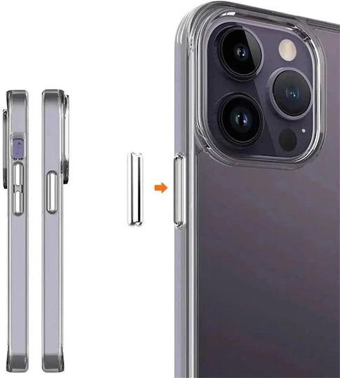 Handyhülle iPhone 13 Silikon Space Transparent