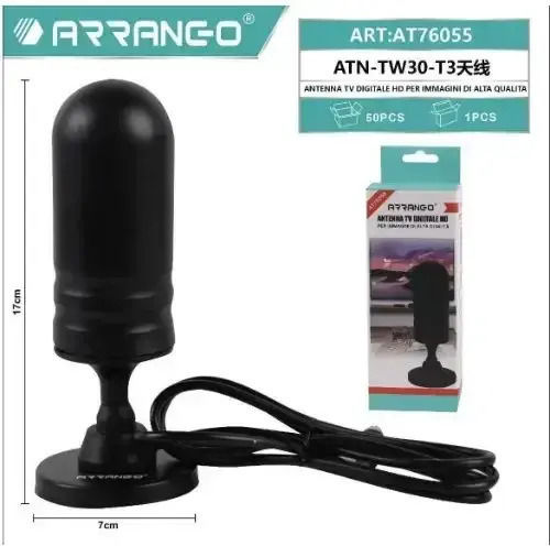 Arrango AT76055 Indoor TV Antenna (Does not Require Power Supply)