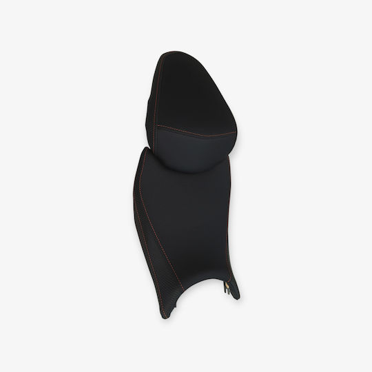 Ktm Duke200 '13 Anti-Slip Seat Cover Orange Stitches