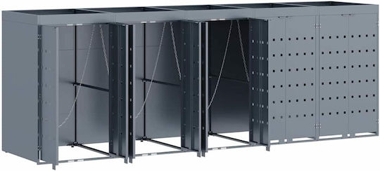 vidaXL Waste bin frame