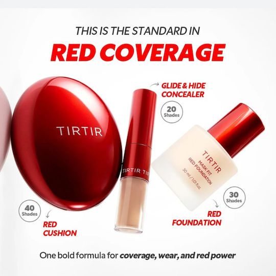 Tirtir Mask Fit Red Лилаво/бяло 21n Ivory 30мл