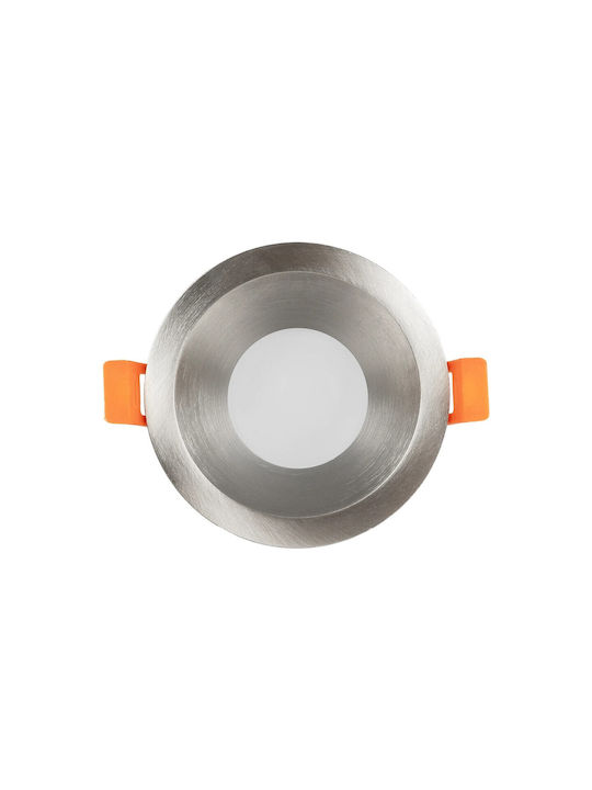 kelvo Μεταλλικό Πλαίσιο για Σποτ GU10 Ασημί 8.5x8.5εκ. 1τμχ