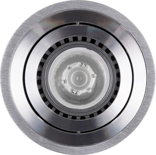 kelvo Akira Spot with Socket GU10 in Silver Color